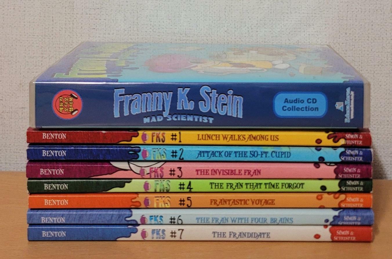 [중고] Franny K. Stein, Mad Scientist #1 - 7 SET (Book + Audio CD) (7 paperbacks + 7 Sudio CDs)