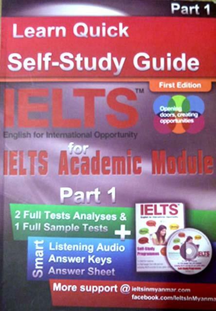 [중고] 최저가/IELTS,LEARN QUICK SELF- STUDY GUIDE 1+CD포함/ (대형서적)