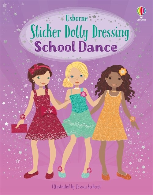 Sticker Dolly Dressing School Dance (Paperback)