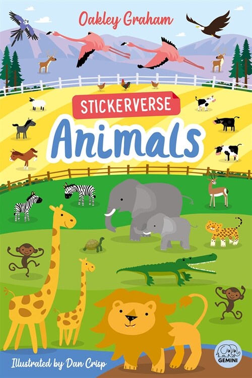 Stickerverse Animals (Paperback)