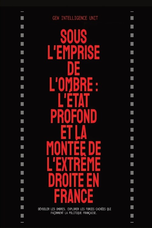 Sous lEmprise de lOmbre: L?at Profond Et La Mont? De LExtr?e Droite En France (Paperback)