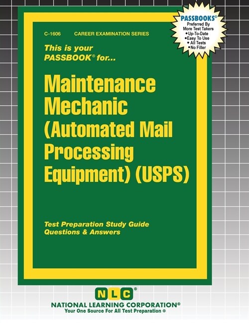 Maintenance Mechanic (Automated Mail Processing Equipment) (USPS) (Paperback)