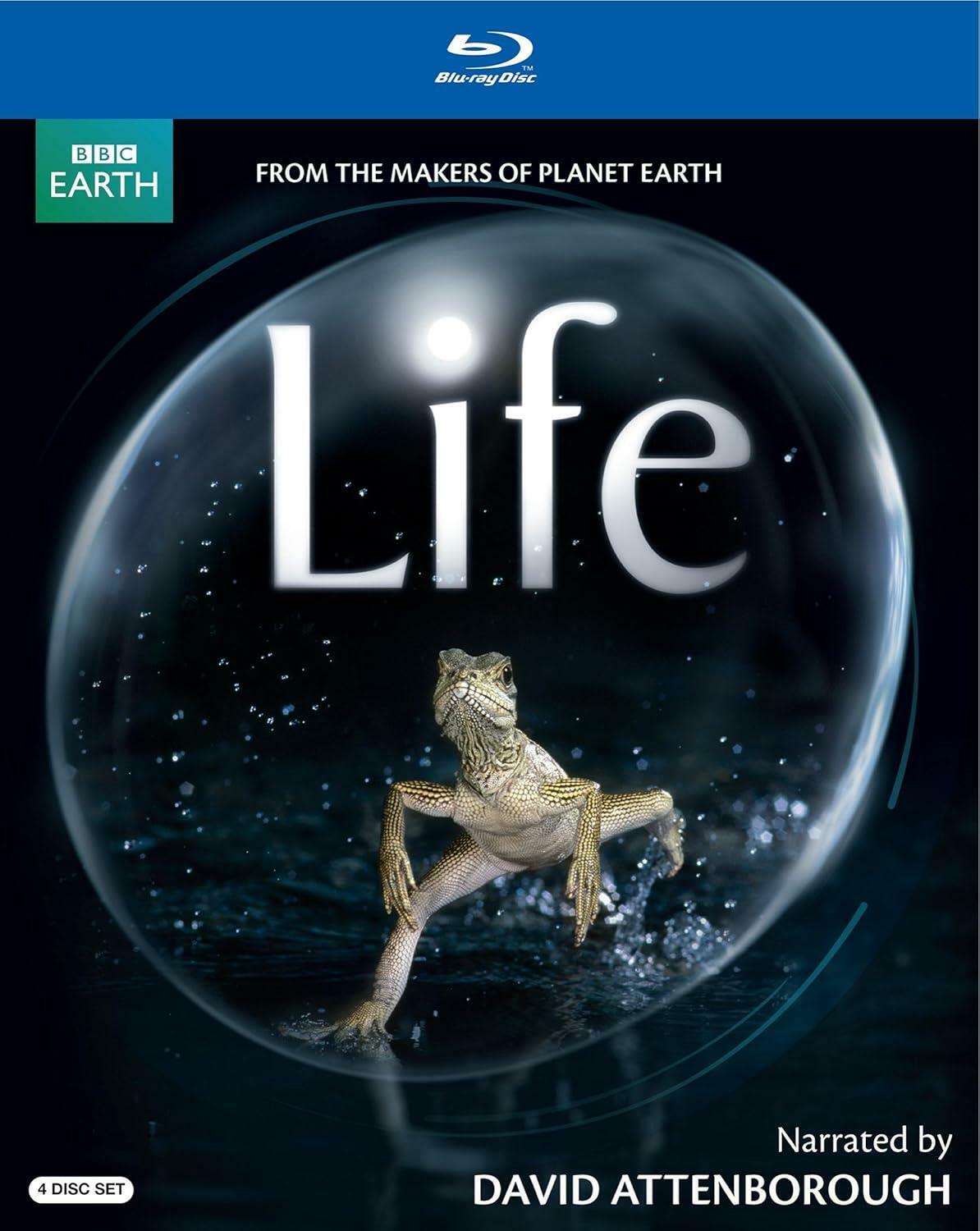 [중고] David Attenborough BBC Earth Blu-ray Collection Life 라이프 블루레이 4 디스크