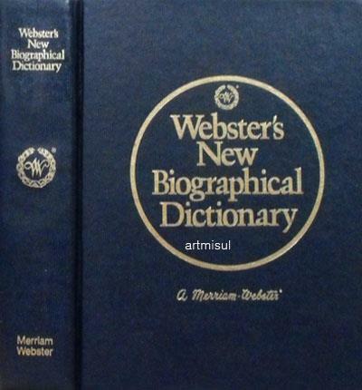 [중고] Webster‘s New Biographical Dictionary 웹스터의 새로운 전기 사전