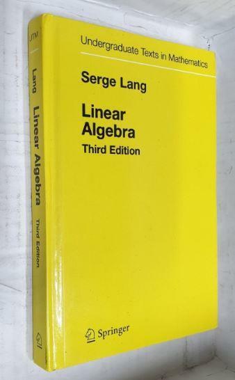 [중고] Linear Algebra (Hardcover, 3, 1987. Corr. 11t)