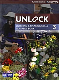 [중고] Unlock Level 3 Listening and Speaking Skills Teacher‘s Book with DVD (Package)