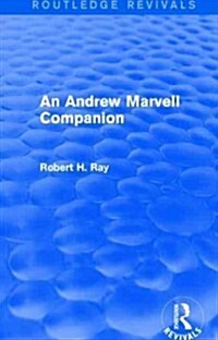 An Andrew Marvell Companion (Routledge Revivals) (Hardcover)