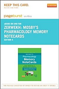 Mosbys Pharmacology Memory Notecards Pageburst E-book on Kno Retail Access Card (Pass Code, 4th)