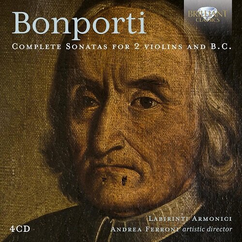 [수입] 본포르티 : 두 대의 바이올린과 바소 콘티누오를 위한 소나타 전곡 (4CD)