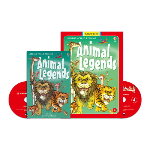 Usborne Young Reading Workbook Set 1-04 : Animal Legends (Book+CD+WB+WB CD)