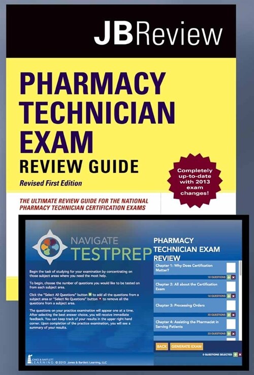 Pharmacy Technician Exam Review Guide & Navigate Testprep (Paperback)