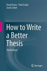 How to write a better thesis / 3rd ed