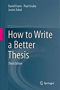 How to Write a Better Thesis (Paperback)