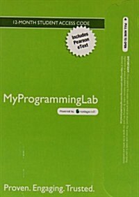 Mylab Programming with Pearson Etext -- Access Code Card -- For Starting Out with Python (Hardcover, 3)