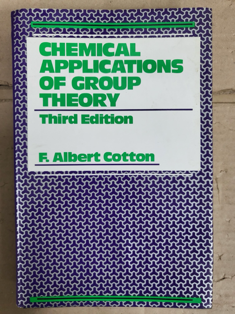 [중고] Chemical Applications of Group Theory (Hardcover, 3, Revised)