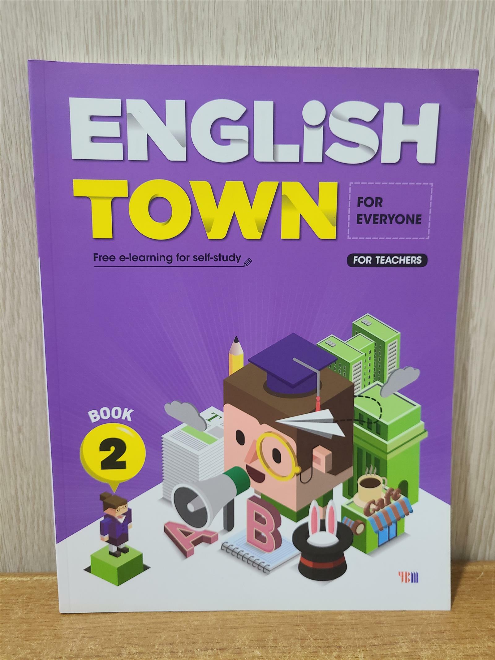 [중고] English Town Book 2 (For Everyone)  | English Town Book 2 (초등3 ~ 초등6) [ 선생님용 입니다, 참고 바랍니다] 