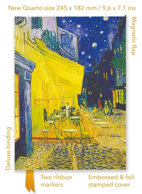 Vincent Van Gogh: Caf?Terrace (Foiled Quarto Journal) (Other)