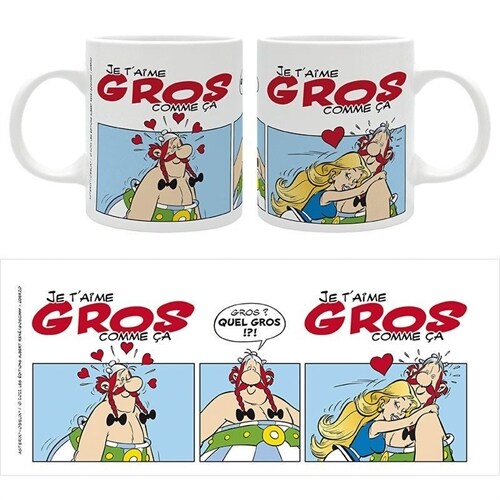 Asterix Love - Je TAime Gros Comme Ca 320 ml Tasse (General Merchandise)