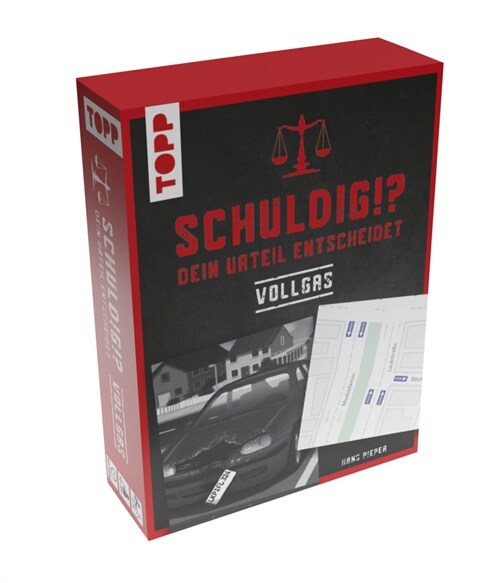 Schuldig! Dein Urteil entscheidet - Vollgas. Krimispiel in 50 Karten (Game)