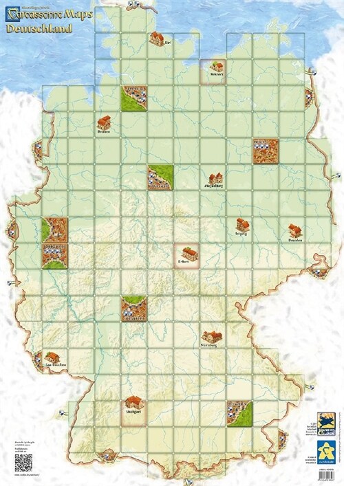 Carcassonne Maps - Deutschland (Game)