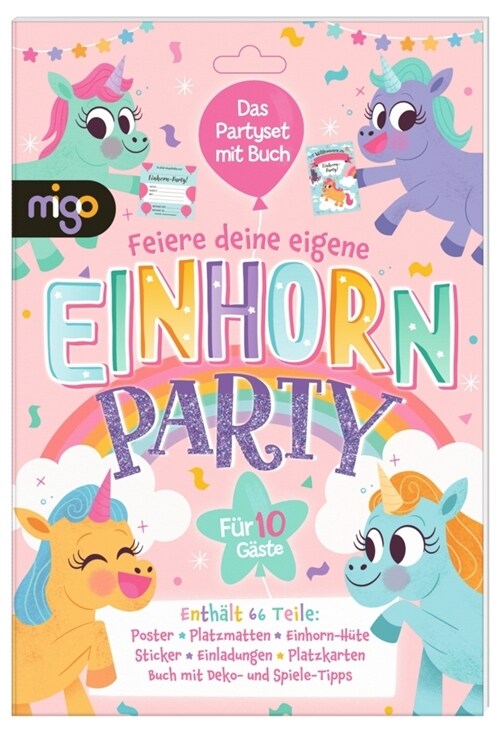 Feiere deine eigene Einhorn-Party (Miscellaneous print)