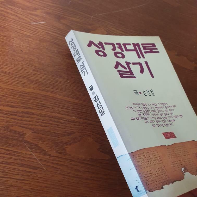 [중고] 성경대로 살기