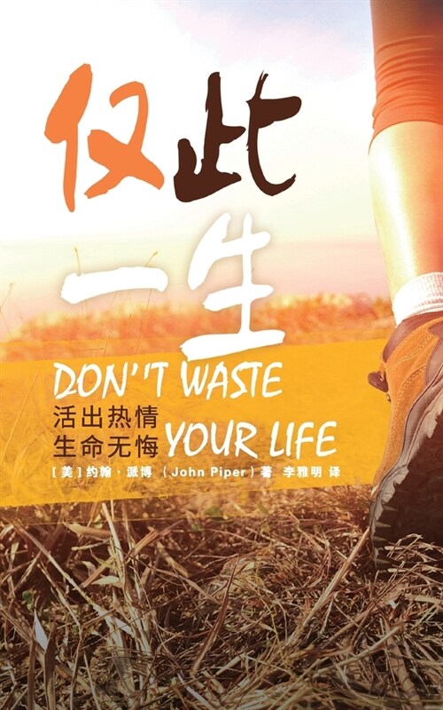 仅此一生 Dont Waste Your Life (Paperback)