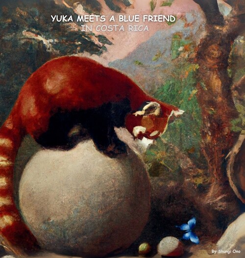 Yuka meets a blue friend in Costa Rica (Hardcover)