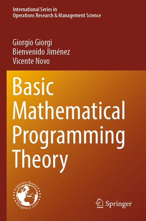 Basic Mathematical Programming Theory (Paperback, 2023)