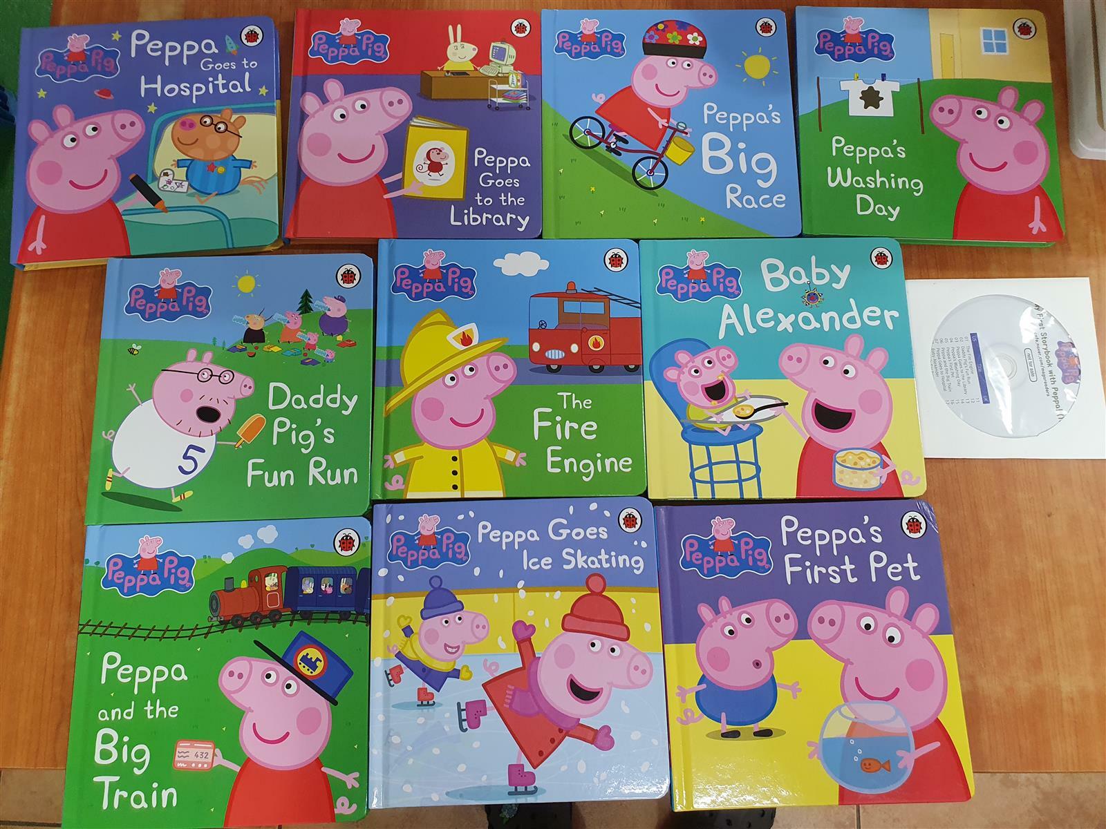 [중고] 페파피그 Peppa Pig : Yellow Bag (Paperback 10권 + CD 1장)