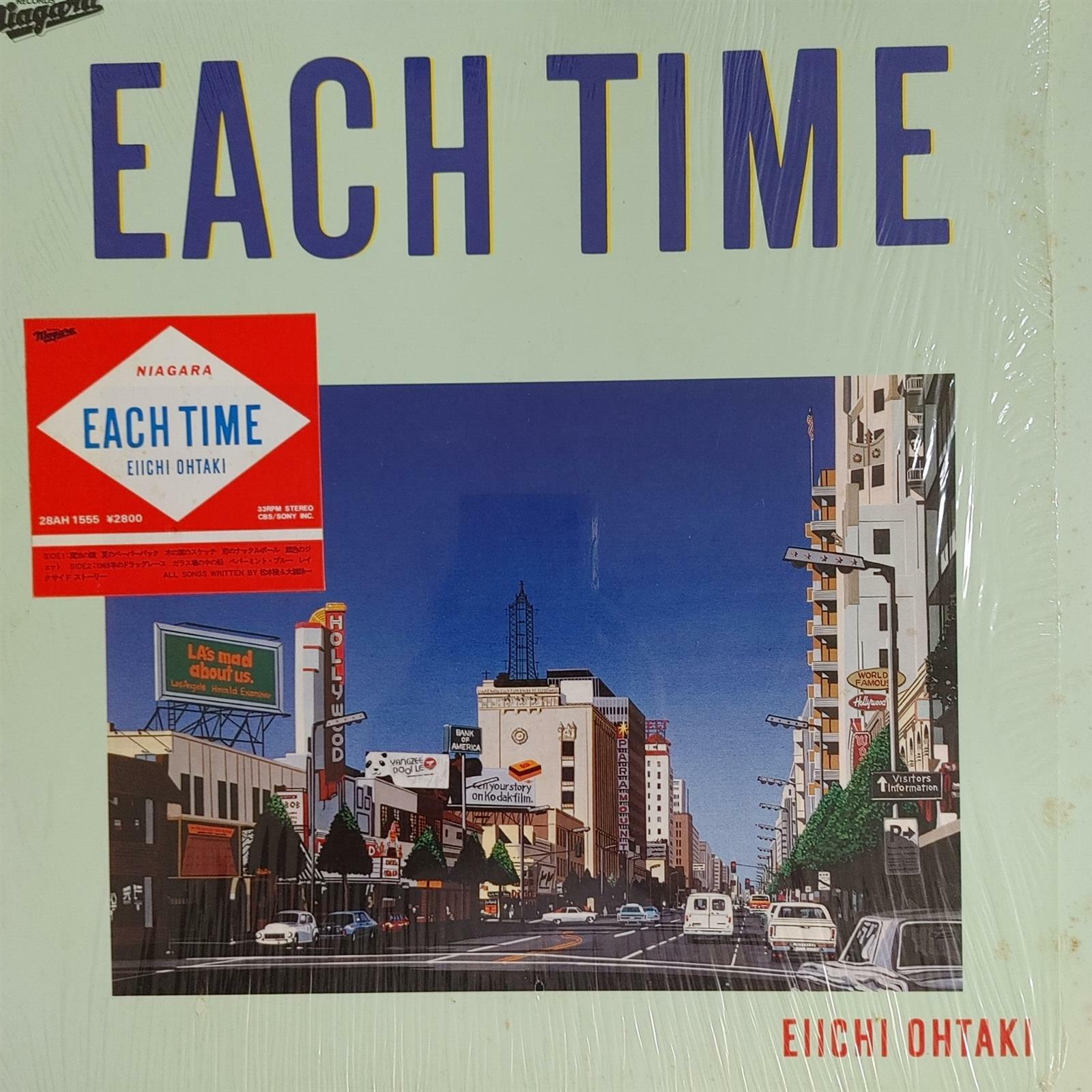 [중고] [LP] Eiichi Ohtaki – Each Time (오타키 에이이치, 大瀧栄一, City Pop, 84년 오리지널반)