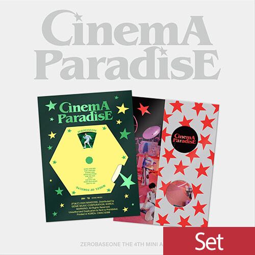 [SET] 제로베이스원 - 미니 4집 CINEMA PARADISE [버전 2종 세트]