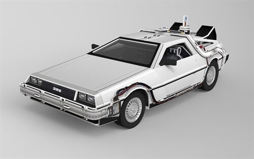 Revell DeLorean Back to the Future (Puzzle) (Game)