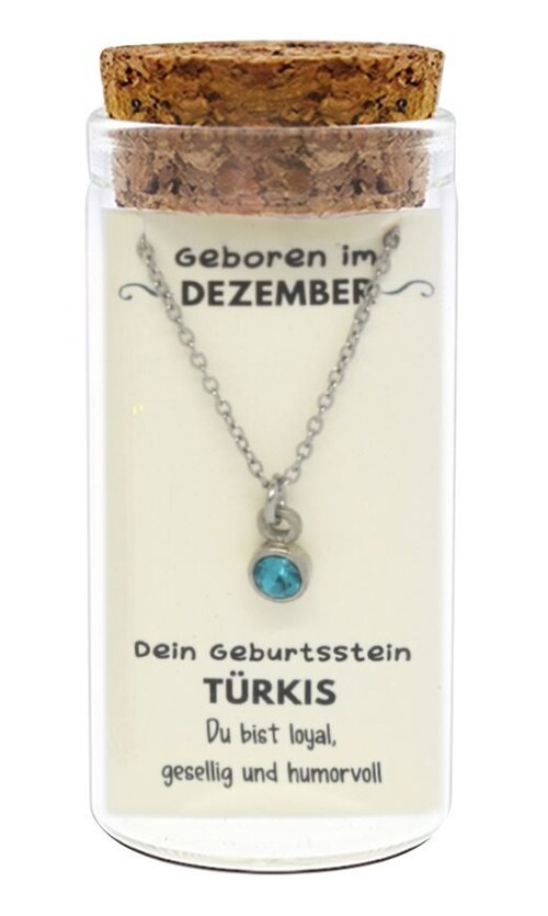 Dezember Geburtsstein Kette im Glaschen (General Merchandise)