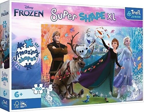 Junior Super Shape XL Puzzle 160 Teile - Disney Frozen (Game)