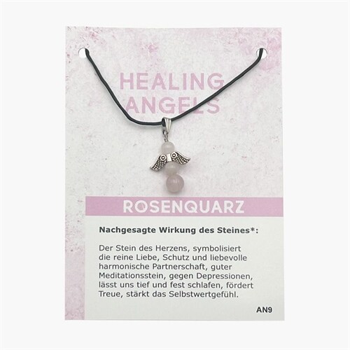 Rosenquarz Minicard Healing Angels (General Merchandise)