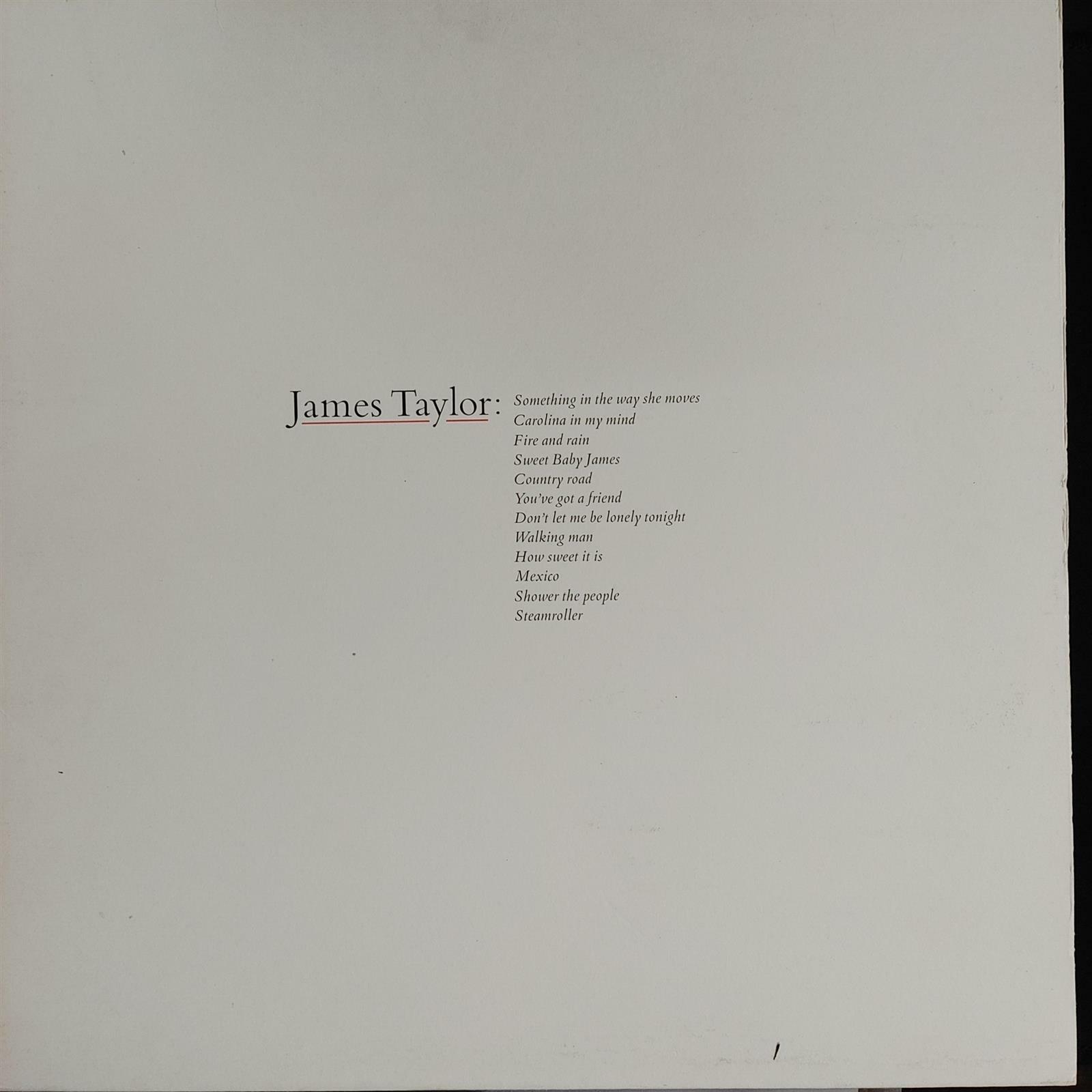 [중고] [LP] James Taylor – Greatest Hits (You‘ve Got A Friend 수록, 미국반)