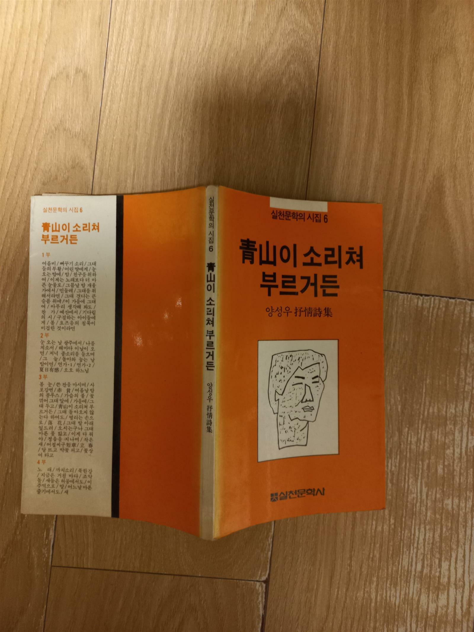 [중고] 청산이 소리쳐 부르거든 (초판)