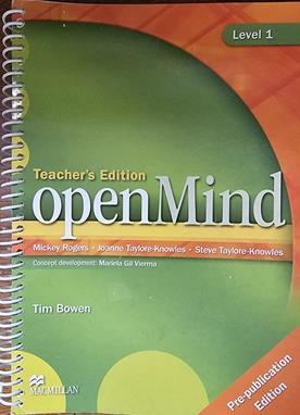 [중고] OpenMind Teacher‘s Edition Level1 (Pre-publication Edition) (Paperback)