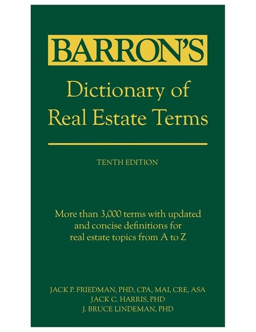 Dictionary of Real Estate Terms, Tenth Edition (Paperback, 10)