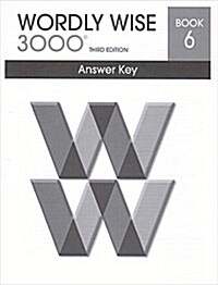 [중고] Wordly Wise 3000: Book 6 (Answer Key, 3rd Edition)