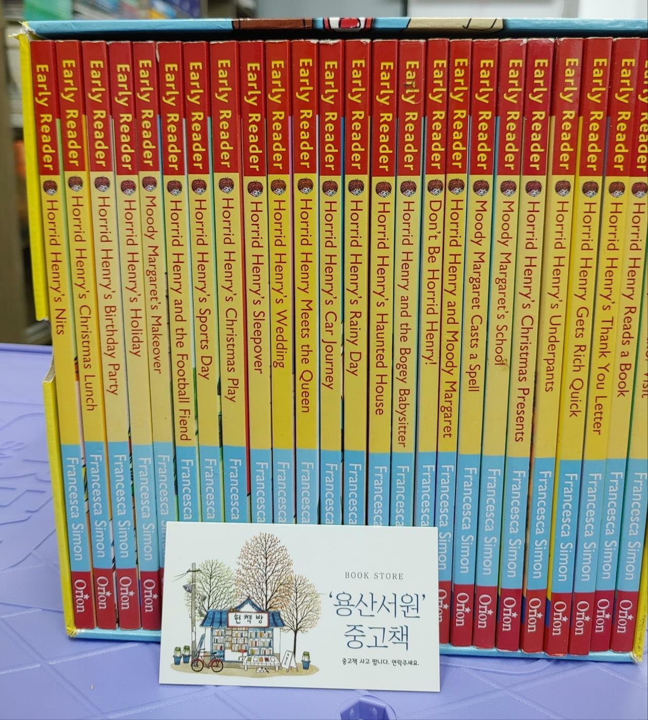 [중고] 호리드헨리 얼리 리더 세트 Horrid Henry Early Reader Set (Paperback 25권 + MP3 CD 1장 + 단어장)