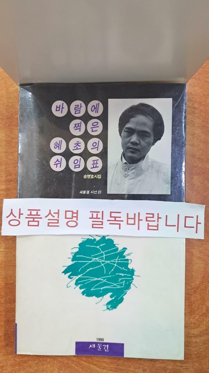 [중고] 바람에 찍은 혜초의 쉬임표- !! 꼭 상품 설명 필독