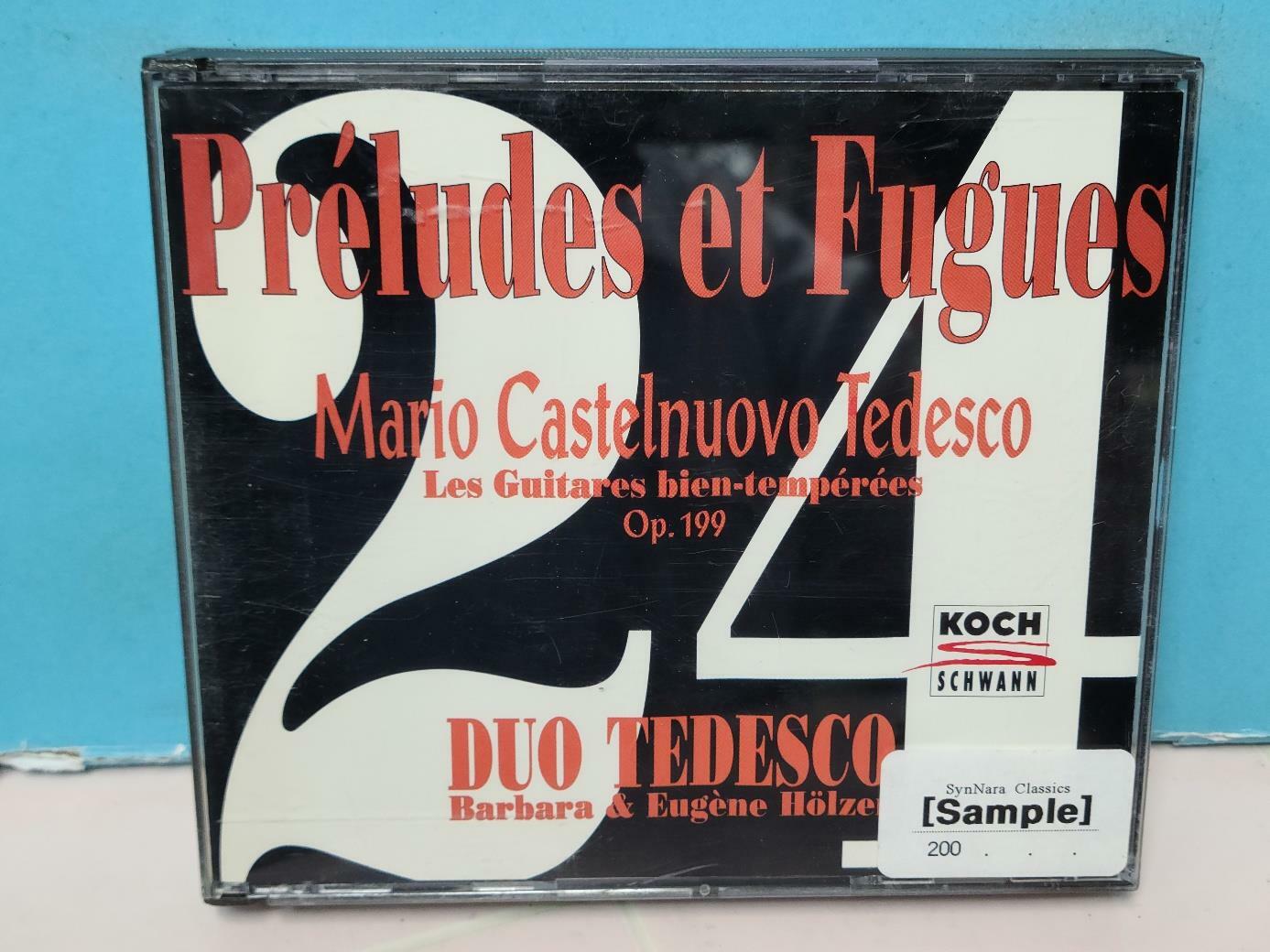 [중고] DUO TEDESCO / CASTELNUOVO-TEDESCO: Les Guitares bien temperees (2CD) 