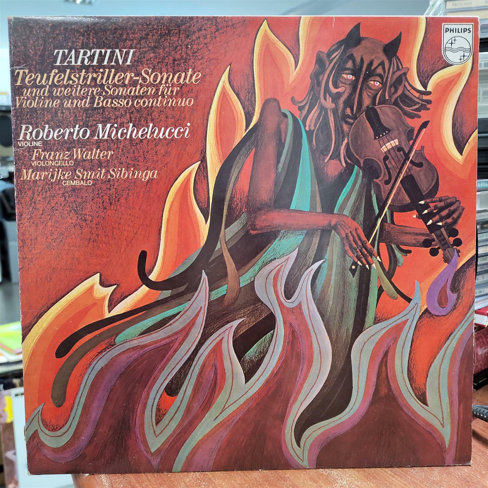 [중고] [LP] Roberto Michelucci-Tartini: Violin Sonaten