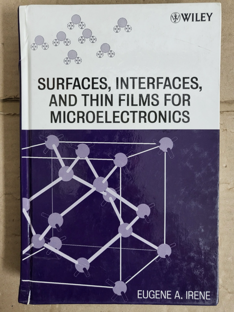 [중고] Surfaces, Interfaces, and Films for Microelectronics (Hardcover)