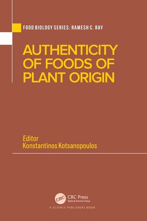 Authenticity of Foods of Plant Origin (Paperback, 1)