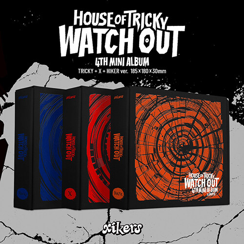 [중고] [세트] 싸이커스 - 미니 4집 HOUSE OF TRICKY : WATCH OUT (TRICKY+X+HIKER ver.)