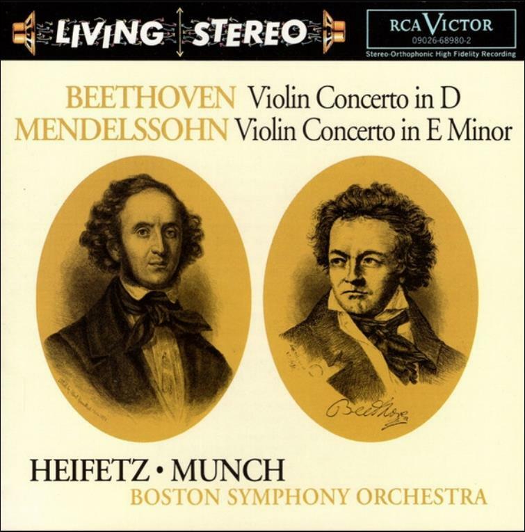 [중고] Beethoven,Mendelssohn : 바이올린 협주곡 (Violin Concerto) - 하이페츠 (Jascha Heifetz) (미개봉)