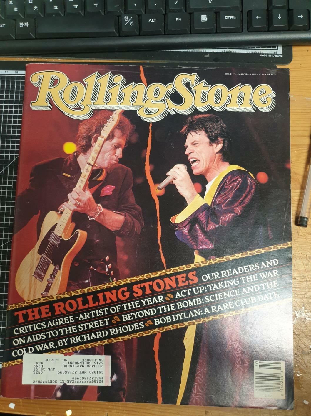 [중고] [수입]Rolling Stone_1990.3.8. 573호